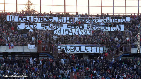 Catania-Ternana 2-0, i tifosi · Catania - Ternana