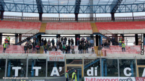 Catania-Bologna 2-2, i tifosi · Catania - Bologna