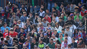 Catania-Trapani 4-1, i tifosi · Catania - Trapani