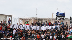 Latina-Catania 1-2, i tifosi · Latina - Catania