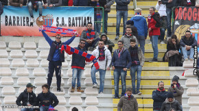 Messina-Catania 1-2, i tifosi · Messina - Catania
