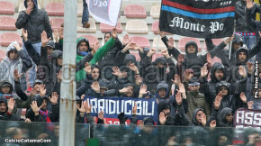 Messina-Catania 1-2, i tifosi · Messina - Catania
