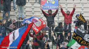 Messina-Catania 1-2, i tifosi · Messina - Catania