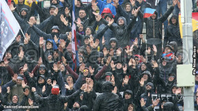 Messina-Catania 1-2, i tifosi · Messina - Catania
