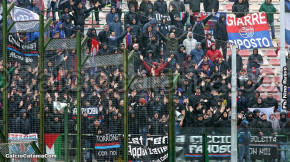 Messina-Catania 1-2, i tifosi · Messina - Catania