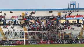 Catania-Melfi 0-2, i tifosi · Catania - Melfi