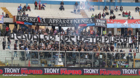 Catania-Melfi 0-2, i tifosi