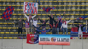 Bari-Catania 1-1, i tifosi