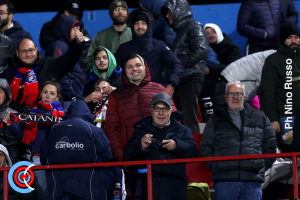 Catania-Cavese 1-1 i tifosi