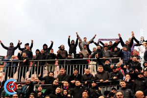 Benevento-Catania 3-2 i tifosi