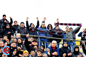 Benevento-Catania 3-2 i tifosi