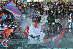 Catania-Latina 0-1 i tifosi