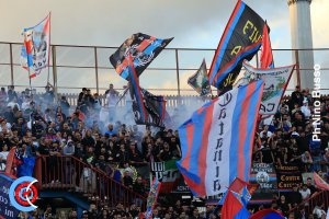 Catania-Latina 0-1 i tifosi