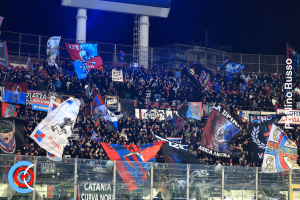 Catania-Cavese 1-1 i tifosi