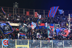 Catania-Cavese 1-1 i tifosi