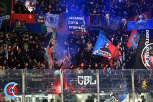 Catania-Cavese 1-1 i tifosi