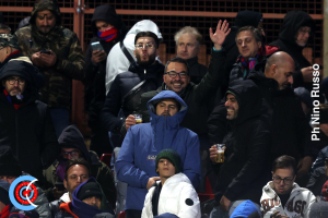 Catania-Cavese 1-1 i tifosi