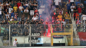 Catania-Cavese 4-0, i tifosi · Catania - Cavese