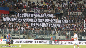 Catania-Cavese 4-0, i tifosi · Catania - Cavese