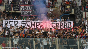 Catania-Cavese 4-0, i tifosi · Catania - Cavese