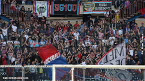 Catania-Trapani 2-2 playoff, i tifosi · Catania - Trapani