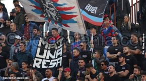Catania-Bisceglie 4-1, i tifosi · Catania - Bisceglie
