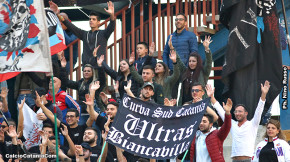 Catania-Bisceglie 4-1, i tifosi · Catania - Bisceglie