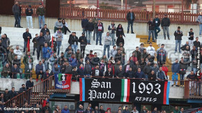 Catania-Bisceglie 4-1, i tifosi · Catania - Bisceglie