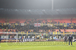 Catania-Verona 0-0, i tifosi · Catania - Verona